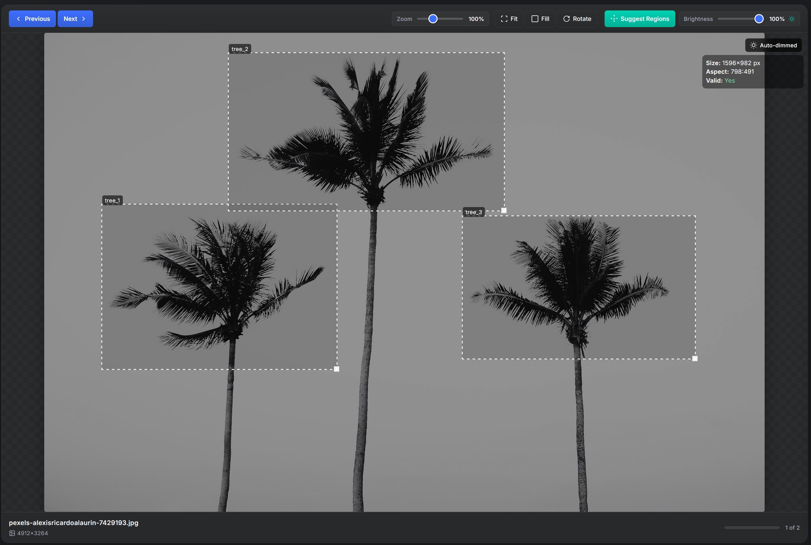 Region tags demo